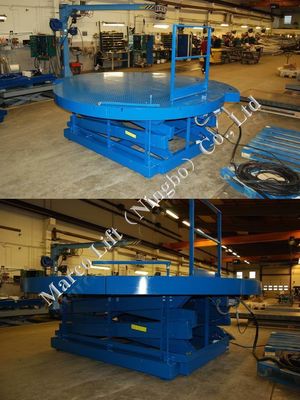 Tableau de levage à ciseaux à haute isolation Marco avec certification CE et segments amovibles